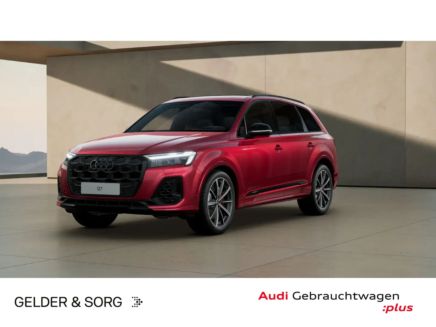 Audi Q7 60 TFSIe qu. S line Air*Pano*AHK*HuD*360° Red - 1