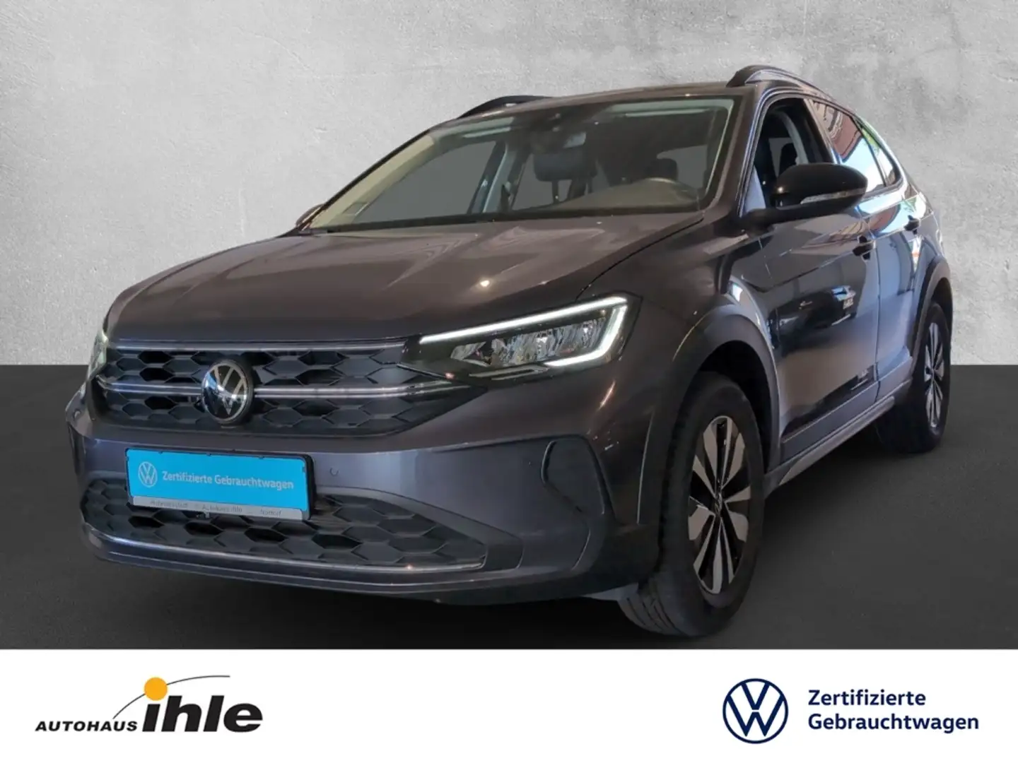 Volkswagen Taigo Goal 1,0 TSI Gar.12.2029 ACC+CLIMATRONIC+LIGHTASSI Gris - 1