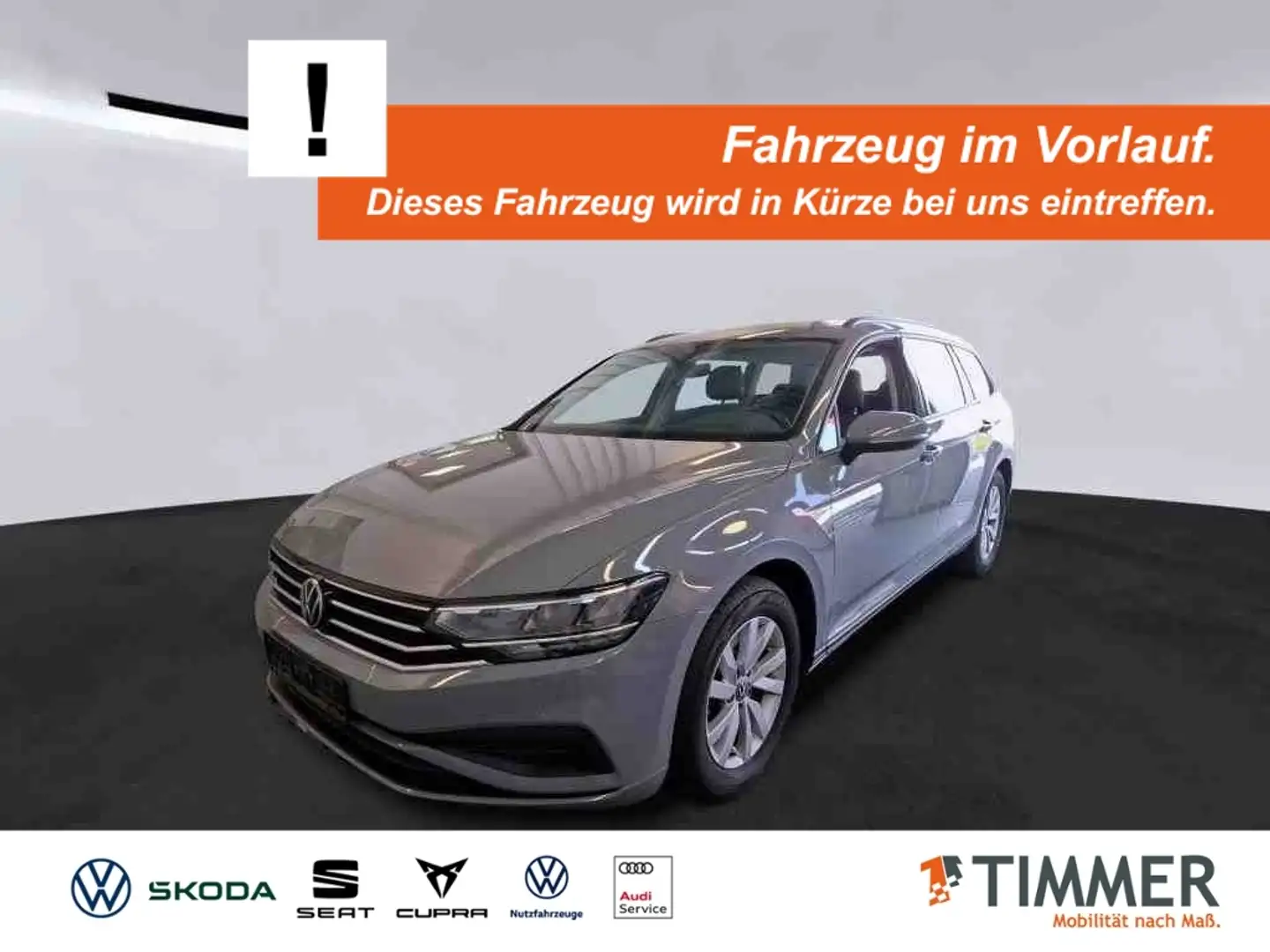 Volkswagen Passat Variant 2.0 TDI DSG BUSINESS *AHK *LED *ACC *TRAVEL * Grijs - 1