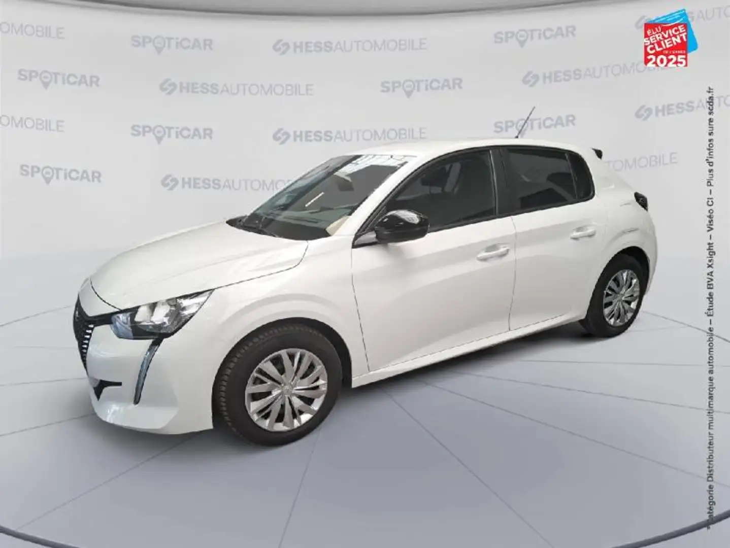 Peugeot 208 1.5 BlueHDi 100ch S/S Active Blanc - 1