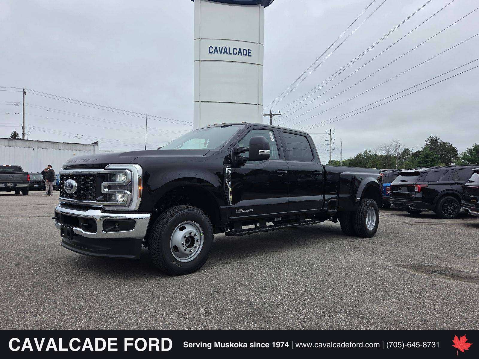 Black 2026 Ford F-350 Super Duty Pickup Truck Four-Wheel Drive Automatic
