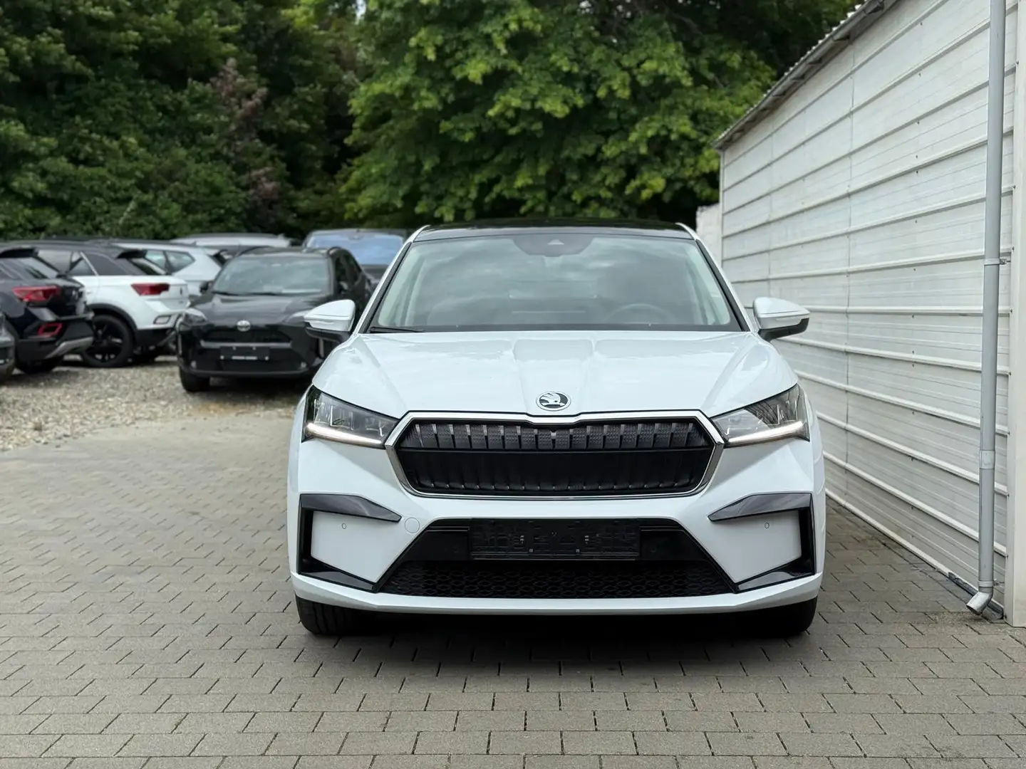 Skoda Enyaq Coupé CLEVER Coupe iV 80 Panorama*Navi*SHZ*Alca... Weiß - 1