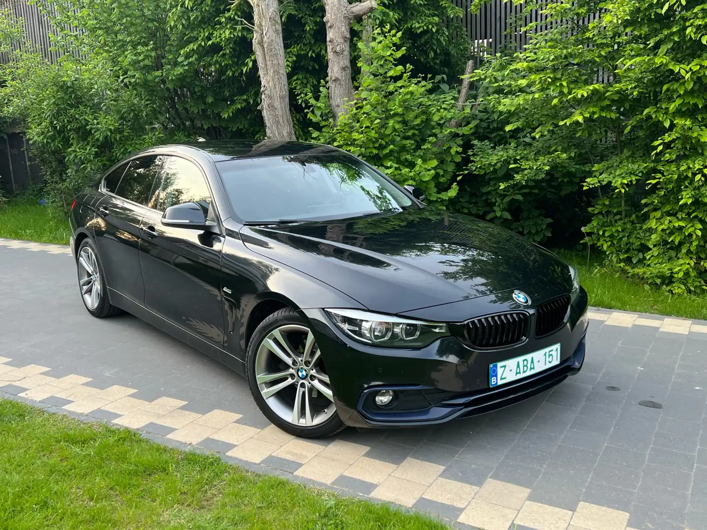 BMW 418 d Aut Sport Line ✔️ Noir - 1