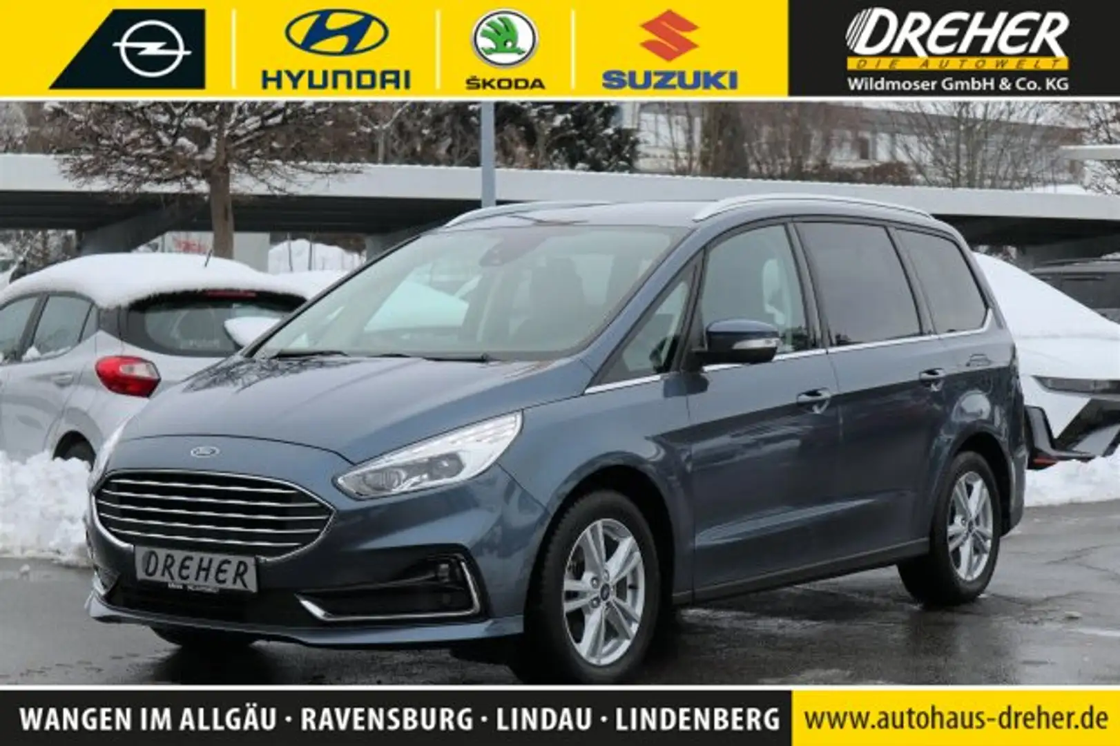 Ford Galaxy Galaxy 1.5 EcoBoost Titanium S LED/PDC/Navi/LM BC Blau - 1