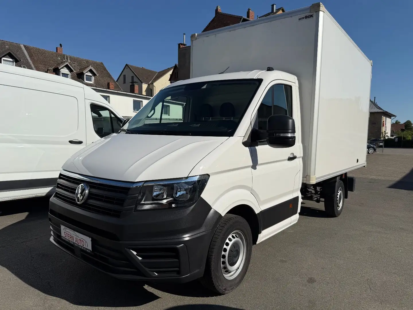 Volkswagen Crafter Koffer Mittel MR Leiter 3 Sitzer KLIMA Blanc - 1