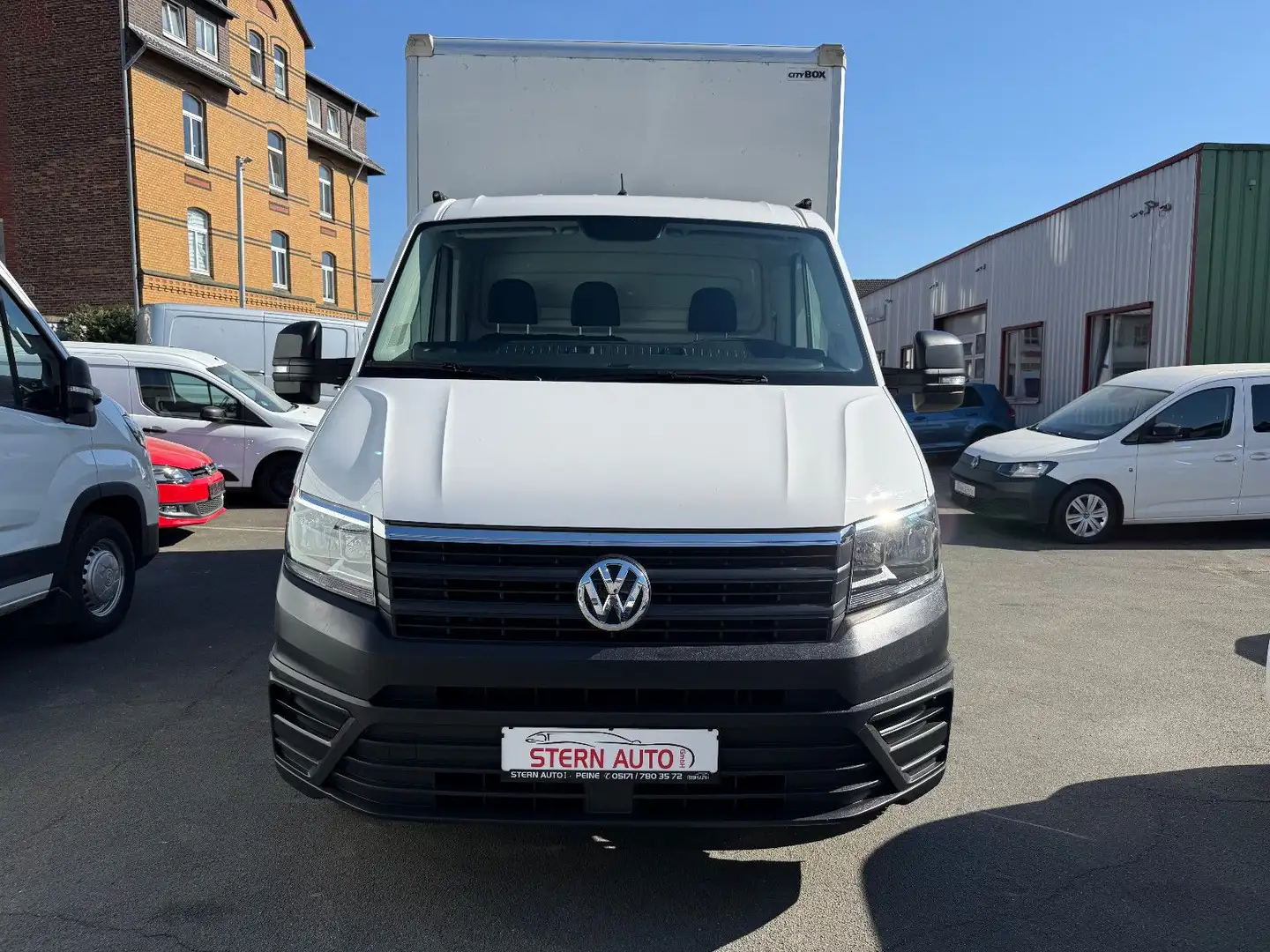 Volkswagen Crafter Koffer Mittel MR Leiter 3 Sitzer KLIMA Blanc - 2