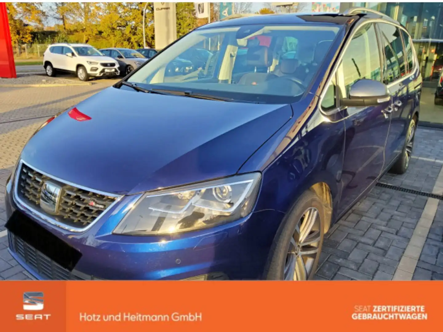 SEAT Alhambra 1.4 TSI DSG FR-Line Standhzg/AHK/Pano Blau - 1