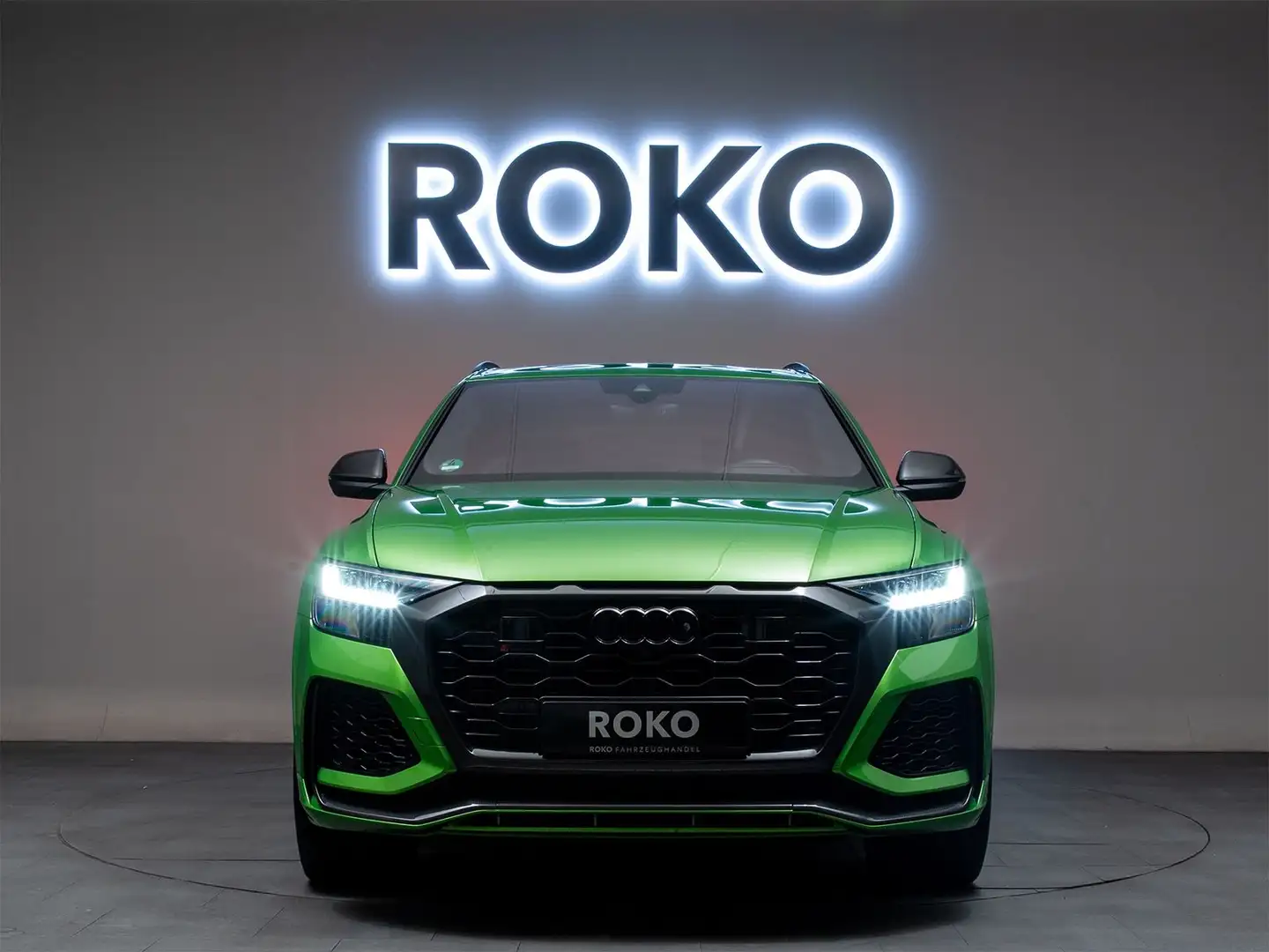 Audi RS Q8 Exlusiv Dynamik+WANK Matrix B&O Carbon 360° Grün - 2