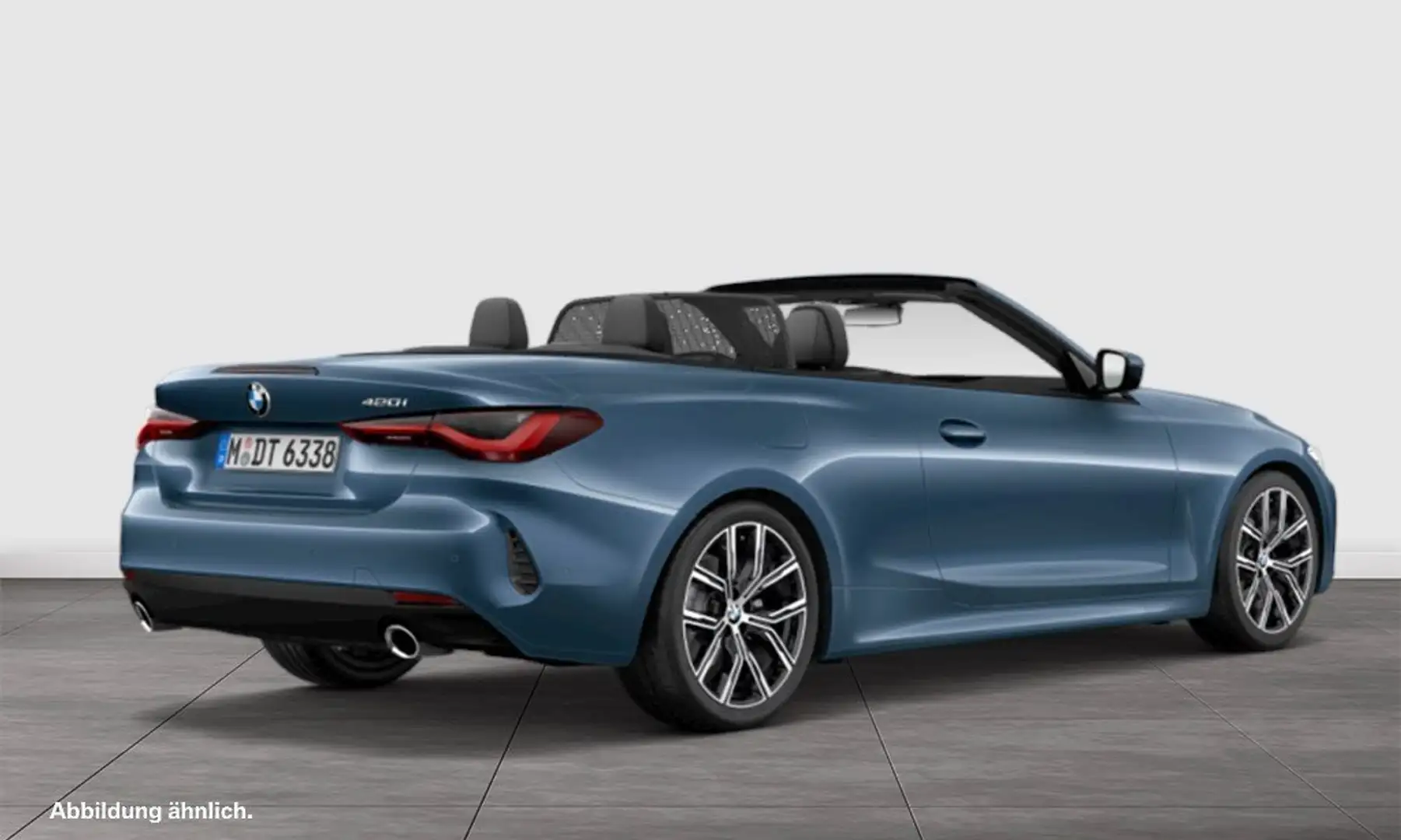 BMW 420 i LASER+HuD+DA+PA+HiFi+LHZ+SHZ Bleu - 2