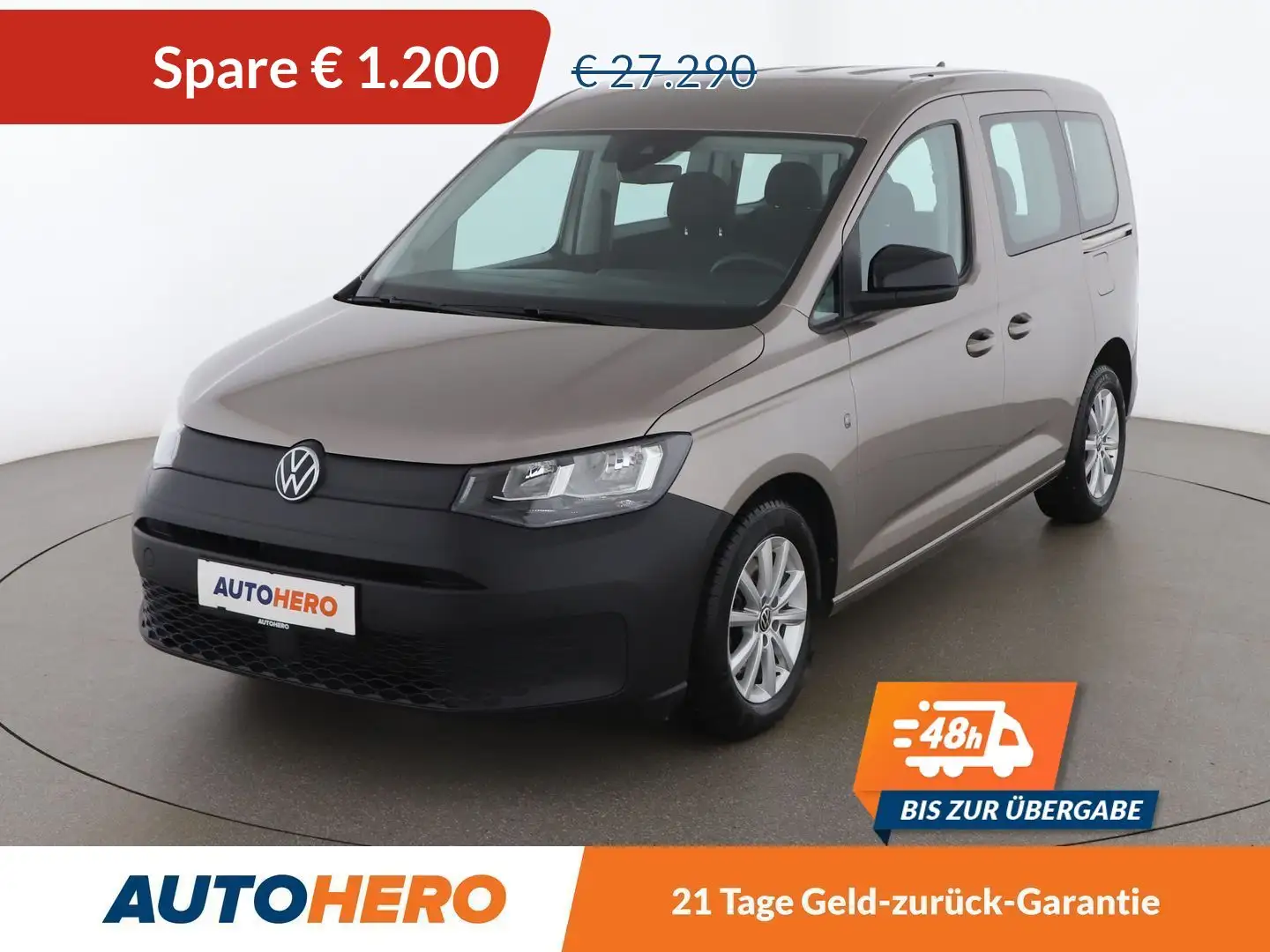 Volkswagen Caddy 1.5 TSI *KLIMA*BT*TEMPO*PDC*ALU* Gelb - 1