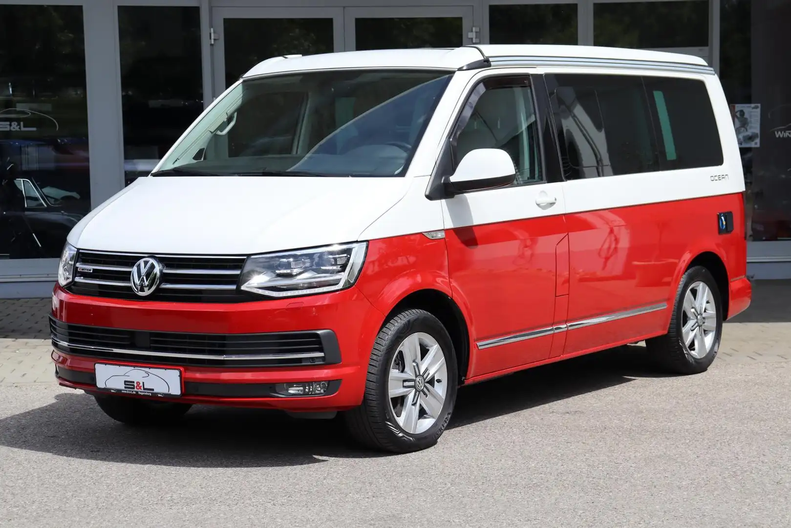 Volkswagen T6 California 2.0 TDI 4M OCEAN-RED/DCC/ACC/Navi+ Blanc - 1