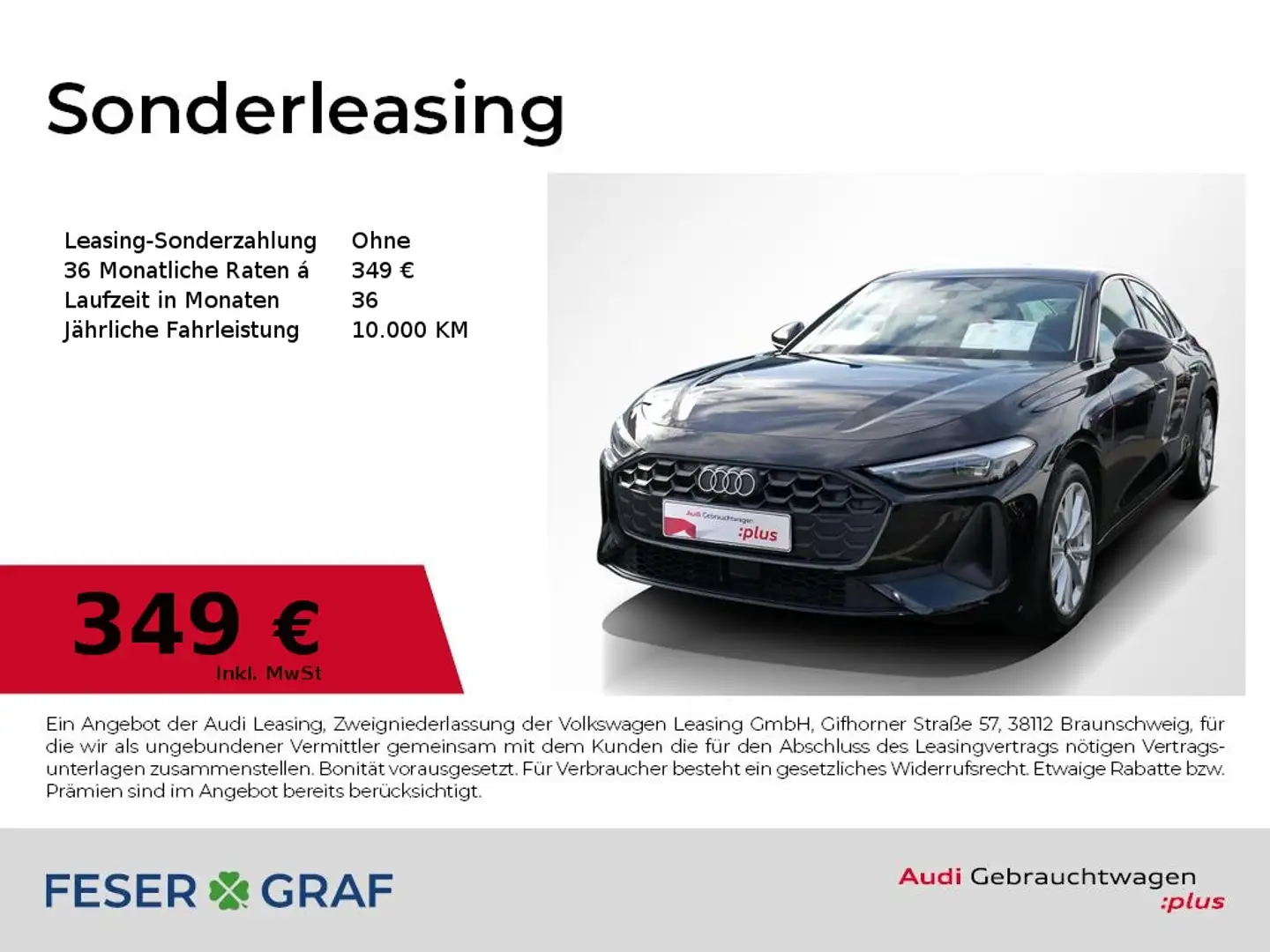 Audi A5 Lim. TFSI qu. ACC LED Navi RüKa Sitzh. Schwarz - 1