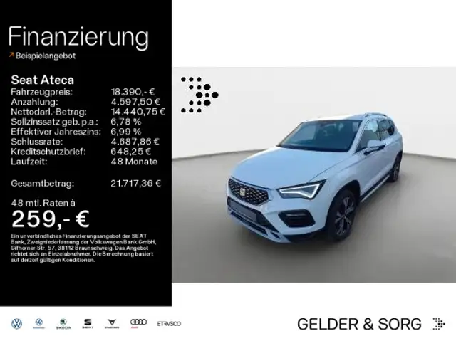 SEAT Ateca Xperience 1.5 TSI DSG *NAVI*SHZ*BEATS*LED*