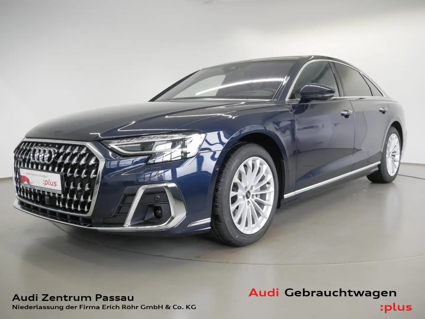 Audi A8 50 TDI quattro tiptr. MATRIX PANO HEAD-UP Bleu - 1