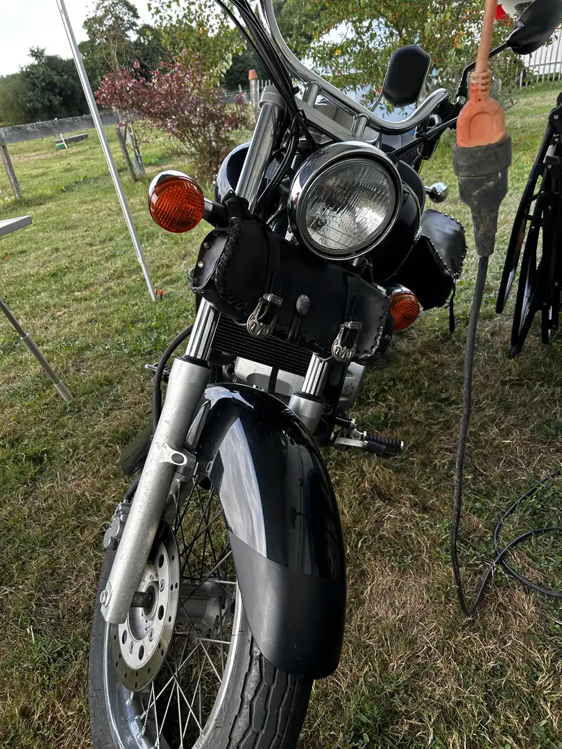 Honda Shadow 125 sissy bar porte bagage sacoche de fourches Nero - 1