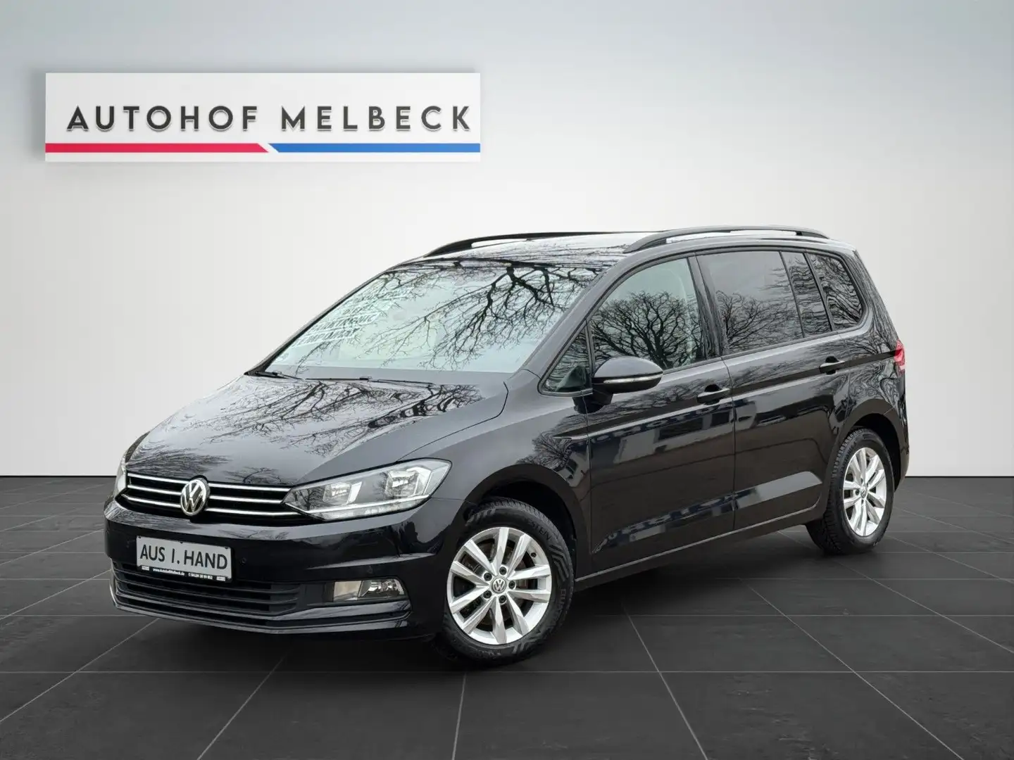 Volkswagen Touran Comfortline BMT*1.HAND*PDC*KLIMA*GARANTIE Nero - 1