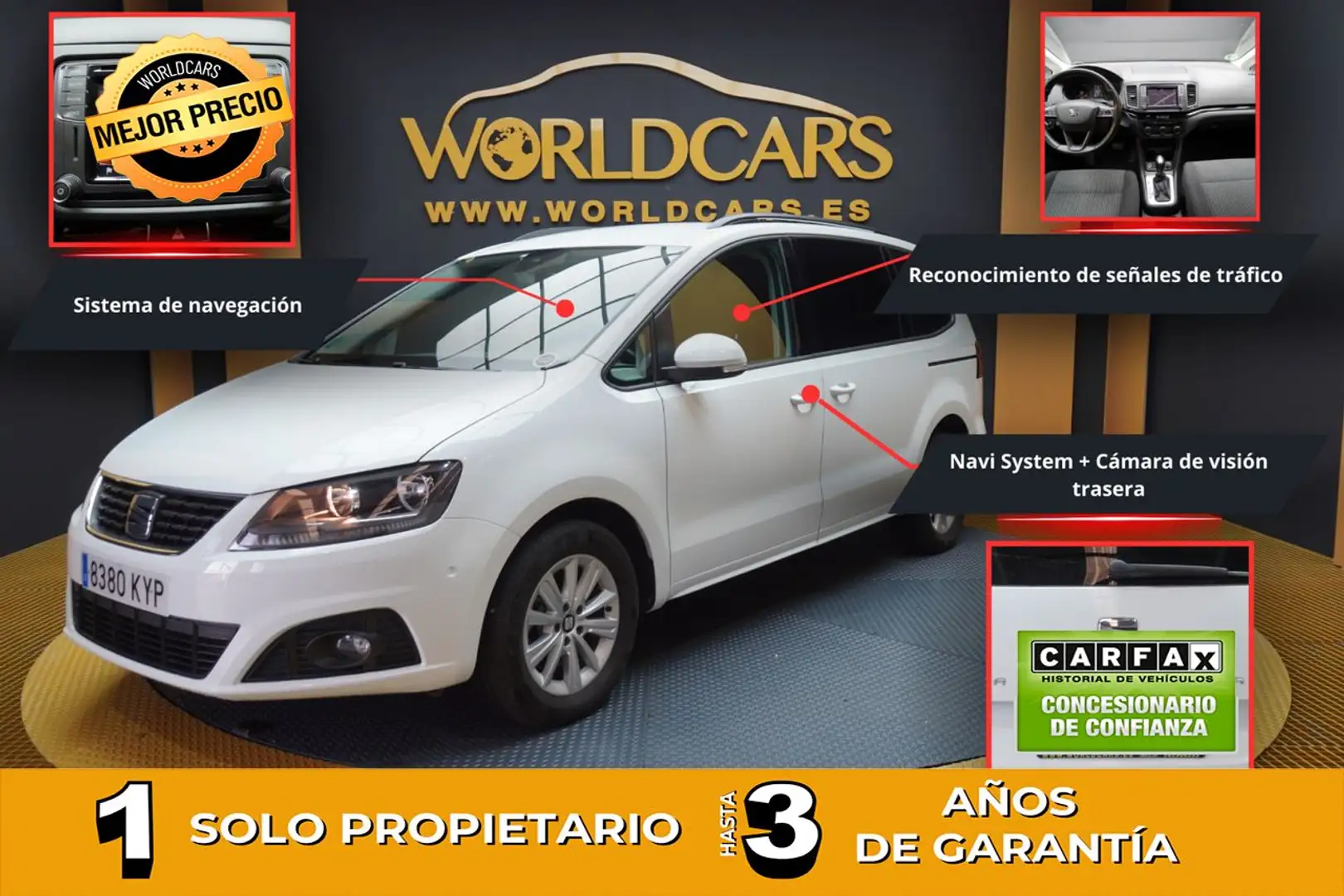 SEAT Alhambra 2.0TDI CR S&S Style Adv. DSG 150 Blanco - 1