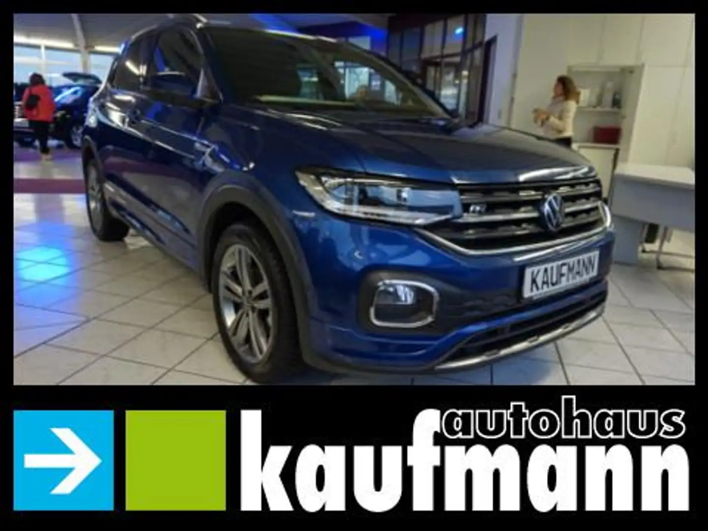 Volkswagen T-Cross T-CROSS 1,0 TSI DSG 110 PS R-LINE ACC KAMERA SHZ Bleu - 1