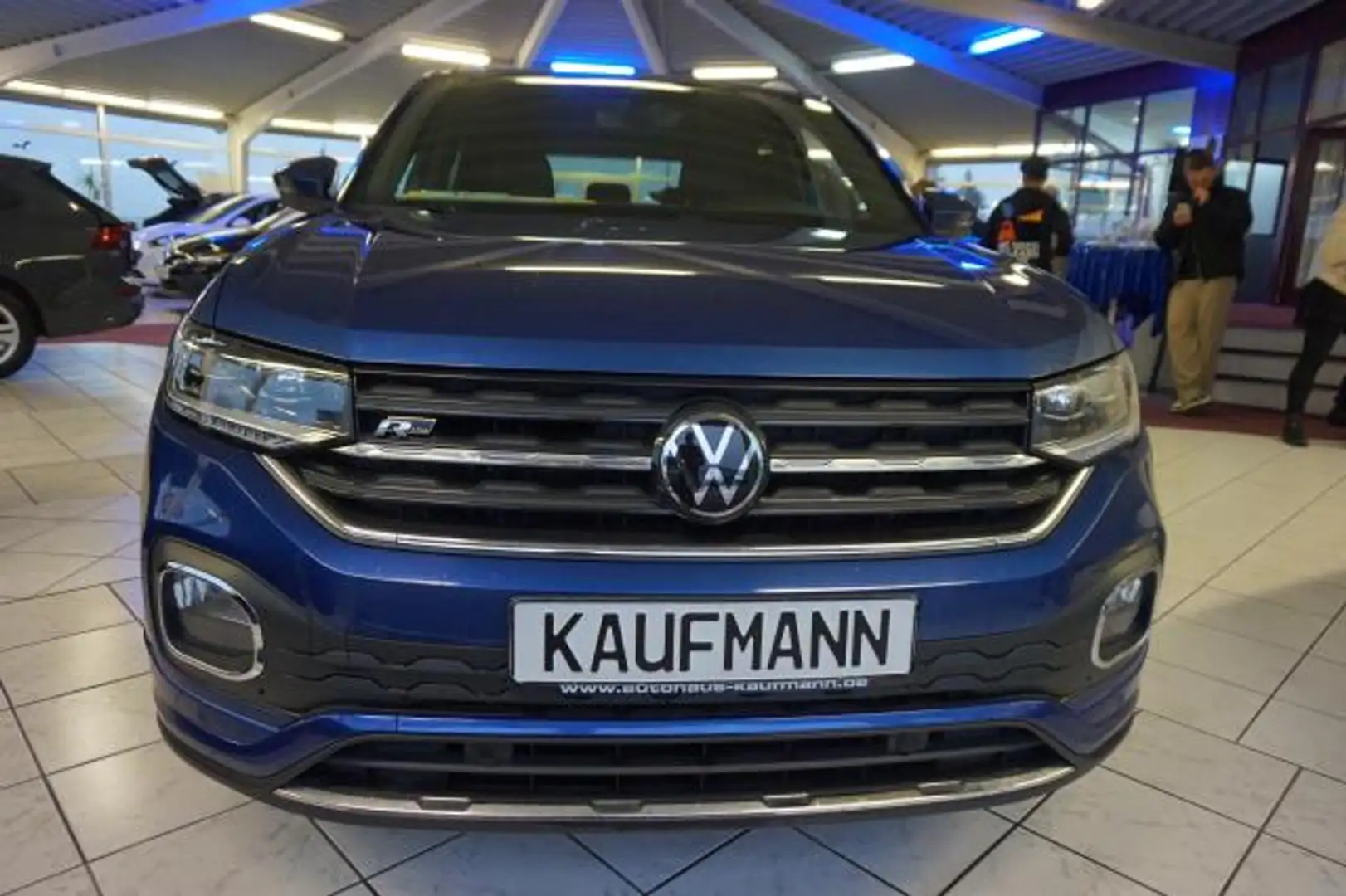 Volkswagen T-Cross T-CROSS 1,0 TSI DSG 110 PS R-LINE ACC KAMERA SHZ Bleu - 2