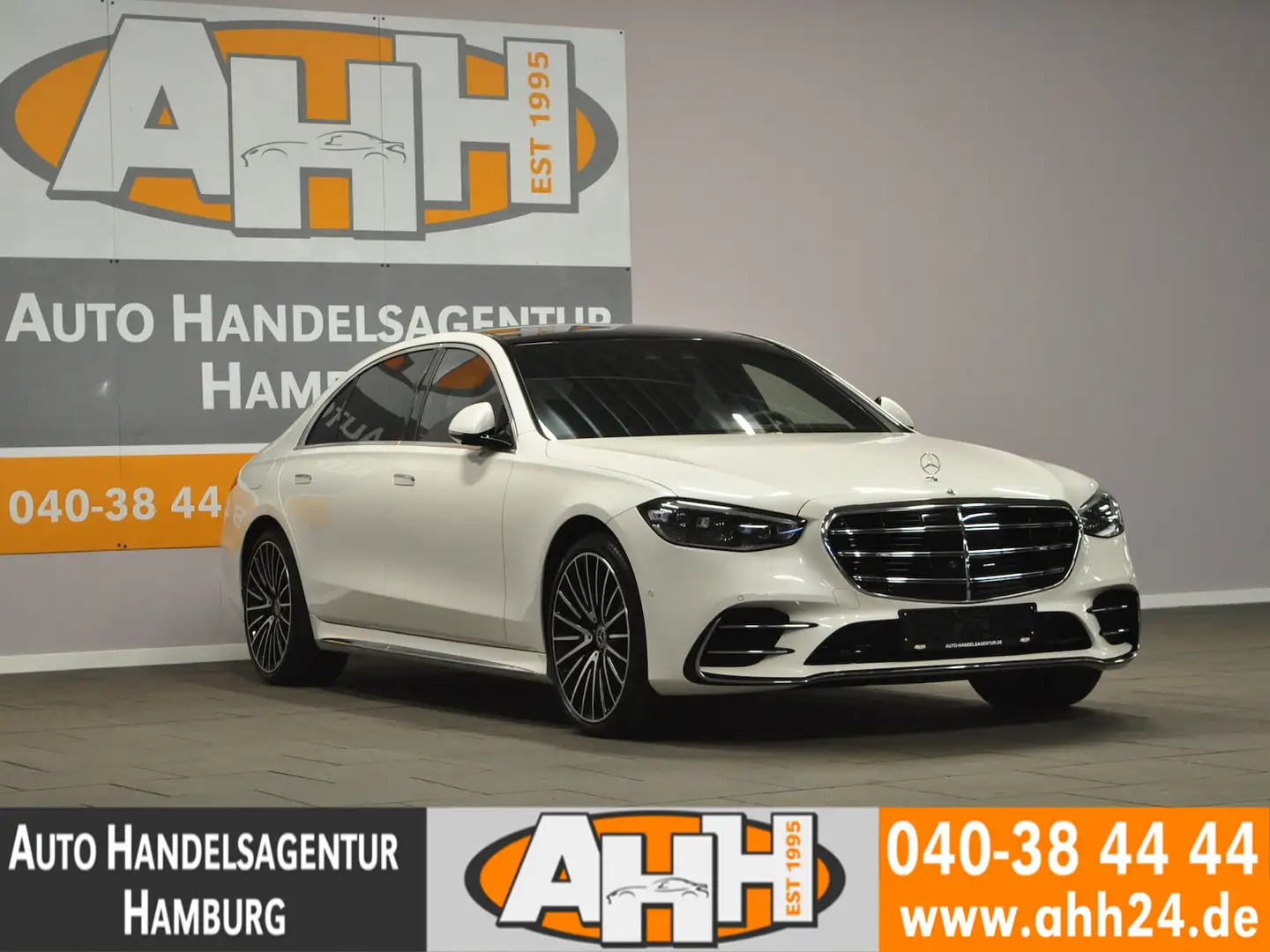 Mercedes-Benz S 500 4M L AMG AIR|DAB|FOND-ENT|HUD|PANO|3TKM|1H Blanc - 2