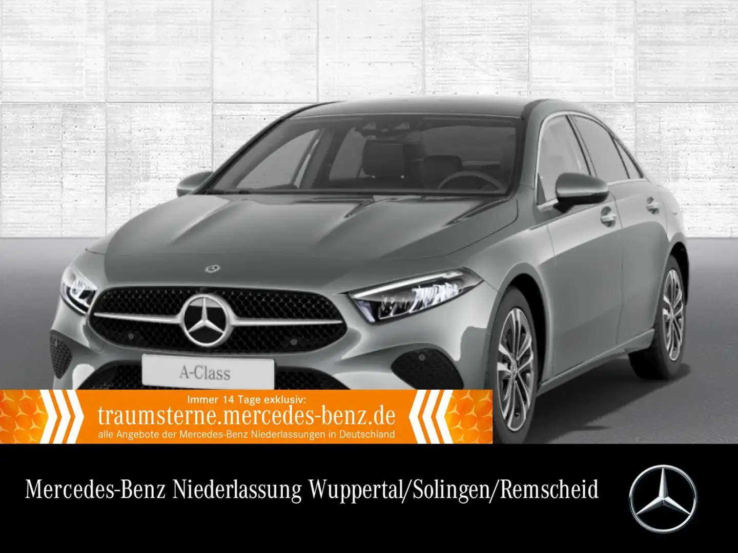 Mercedes-Benz A 200 d Lim PROGRESSIVE+PANO+AHK+LED+KAMERA+8G Grau - 1