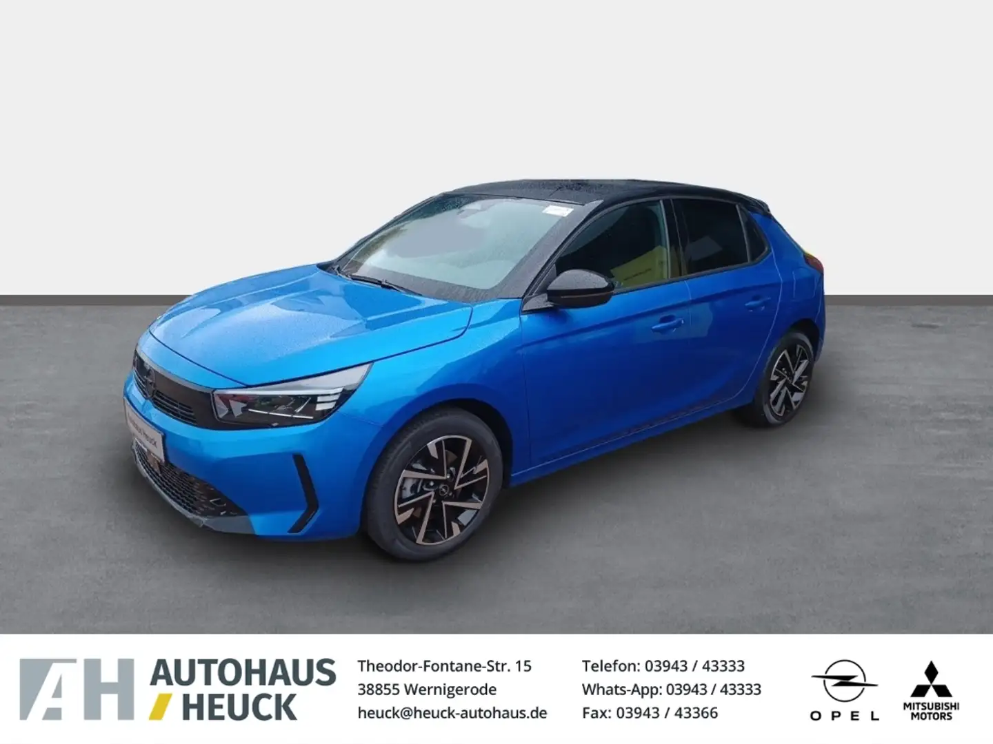 Opel Corsa F YES 1.2 Turbo EU6e Digitales Cockpit LED Apple C Blau - 1