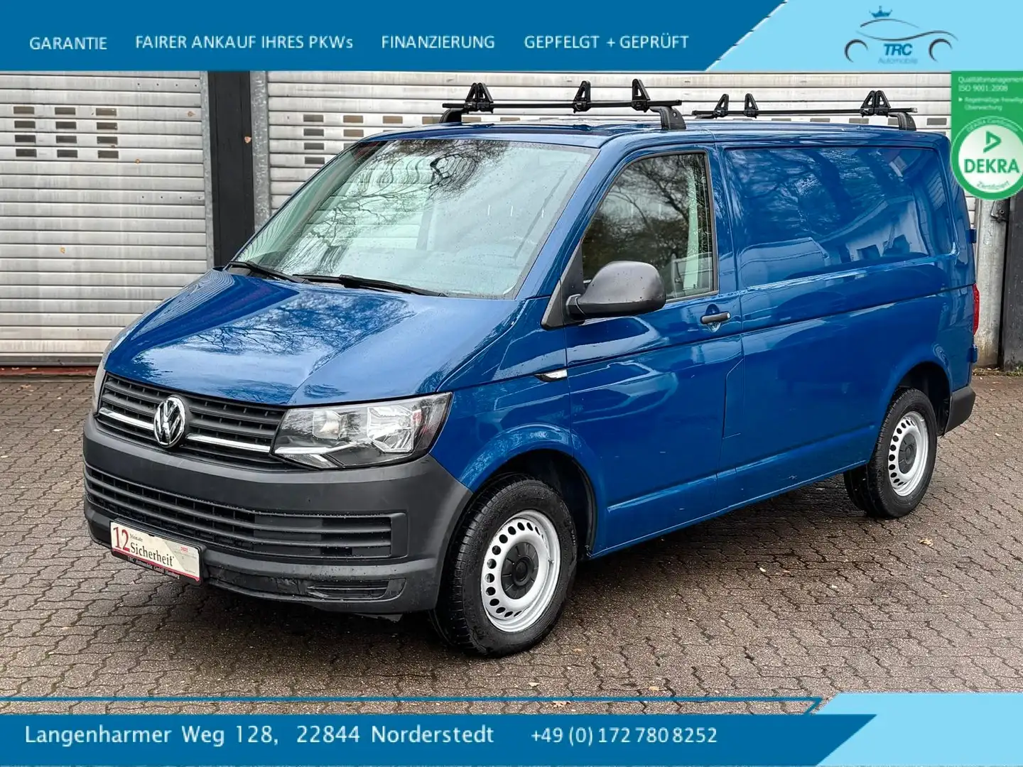 Volkswagen T6 Transporter Kasten-Kombi Kasten Bleu - 1