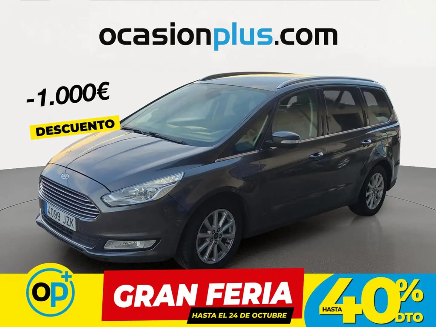 Ford Galaxy 2.0TDCI Titanium Powershift 150 Gris - 1