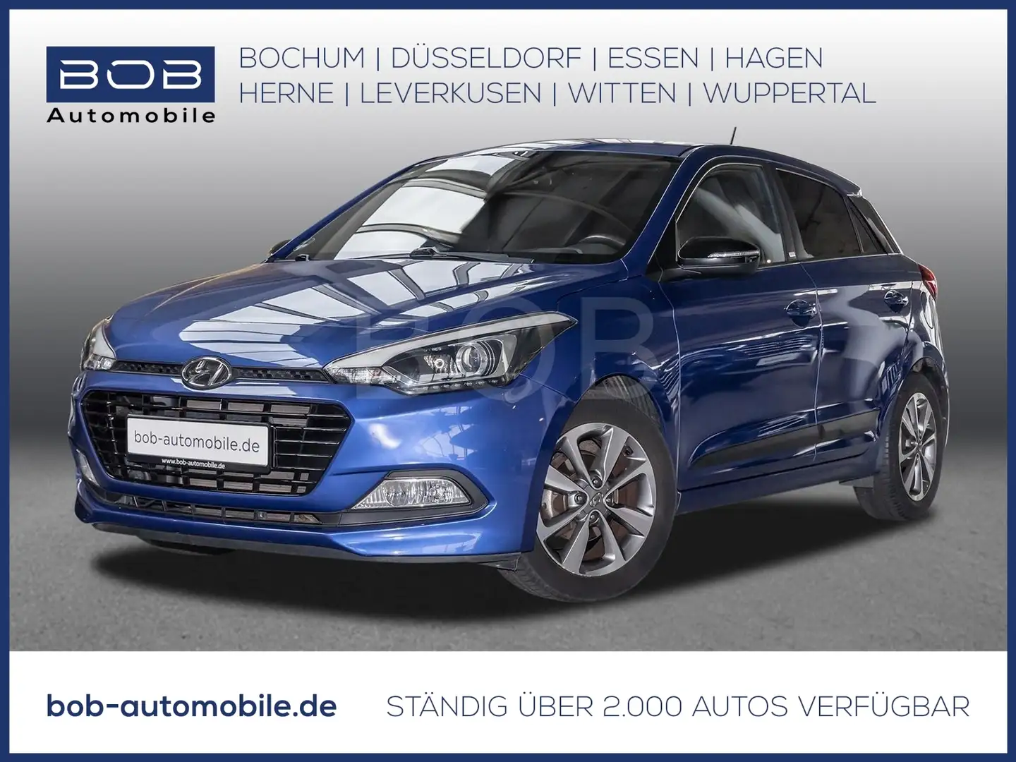 Hyundai i20 1.2 Passion + NAVI SHZ inkl 12M SmartPROTECT Blau - 1