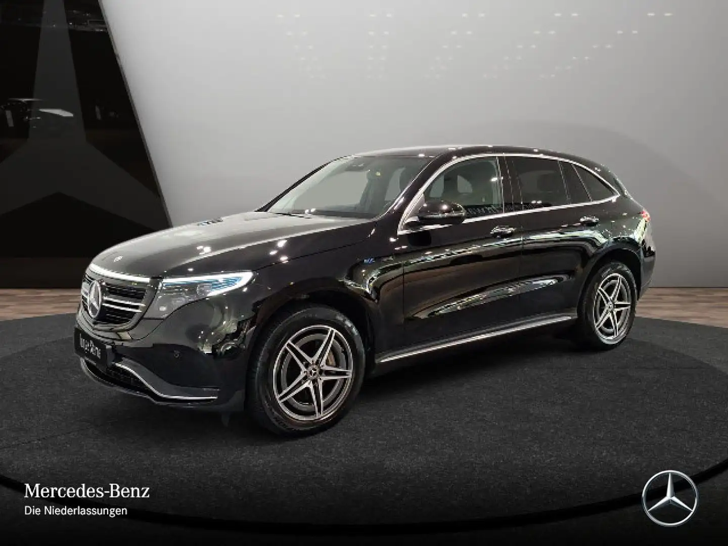 Mercedes-Benz EQC 400 4M AMG+360+MULTIBEAM+KEYLESS Schwarz - 2
