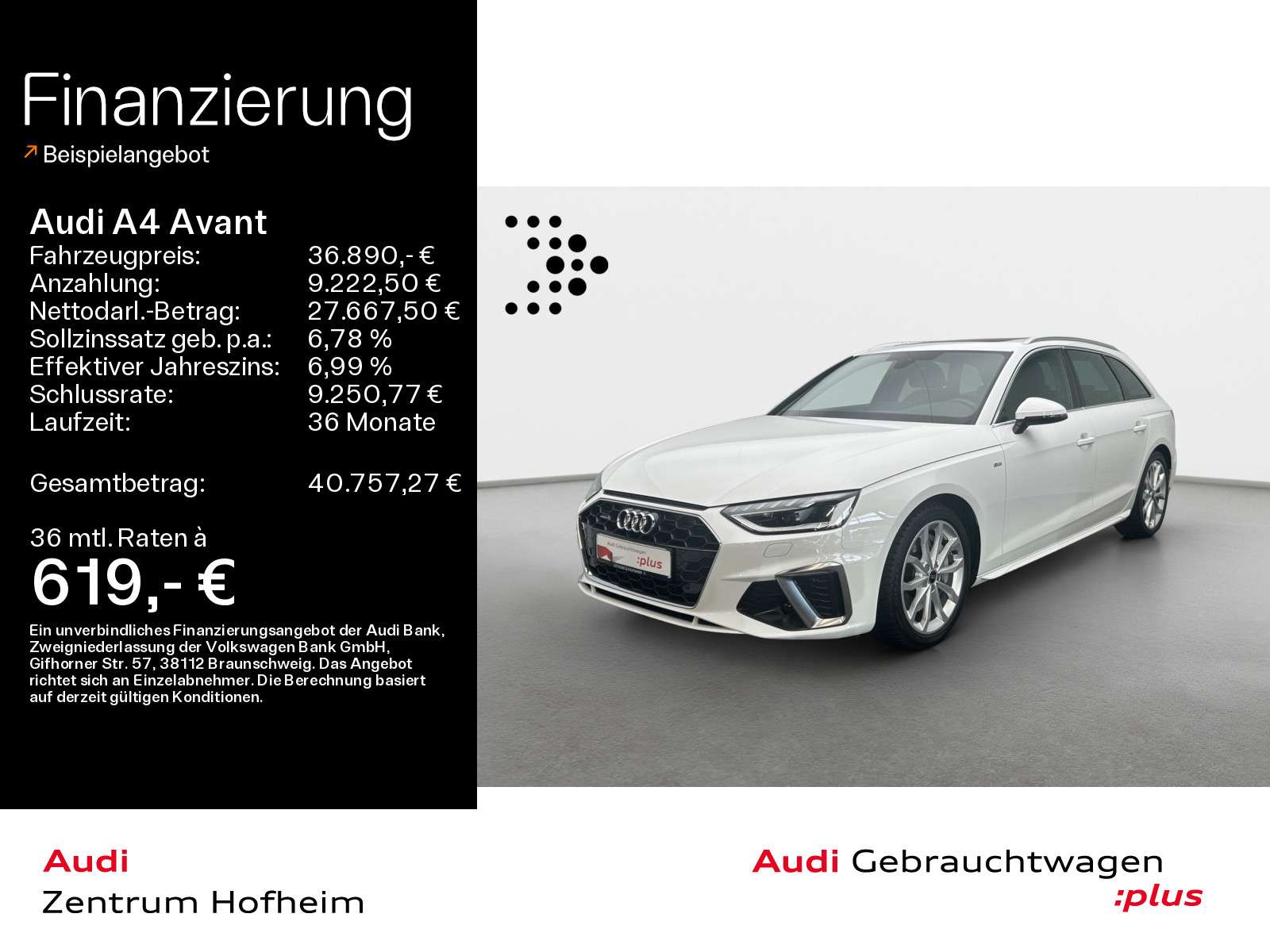 Second hand Audi A4 3.0