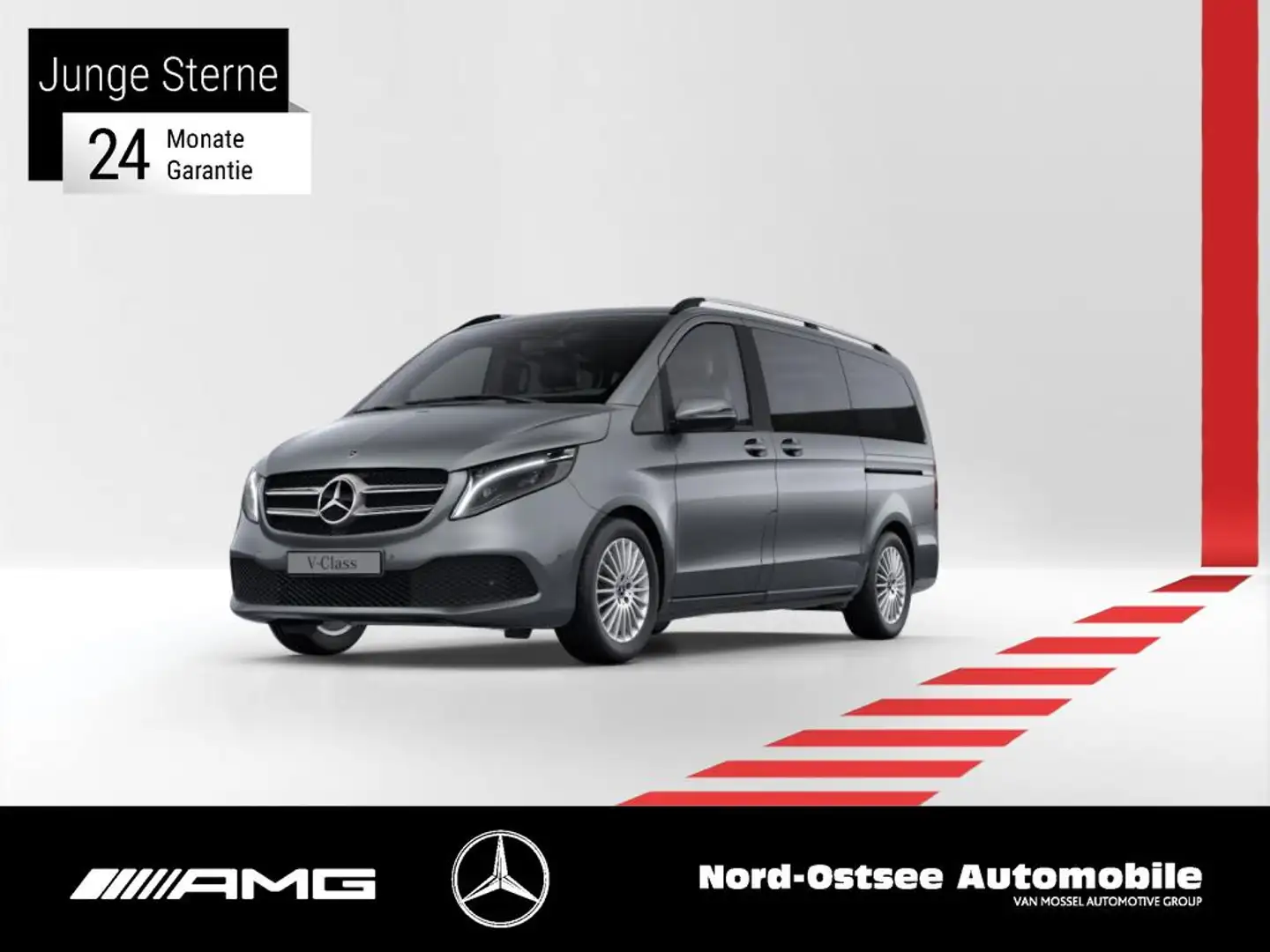 Mercedes-Benz V 300 EDITION DISTRONIC DAB AHK NAVI KAMERA SHZ Grijs - 1