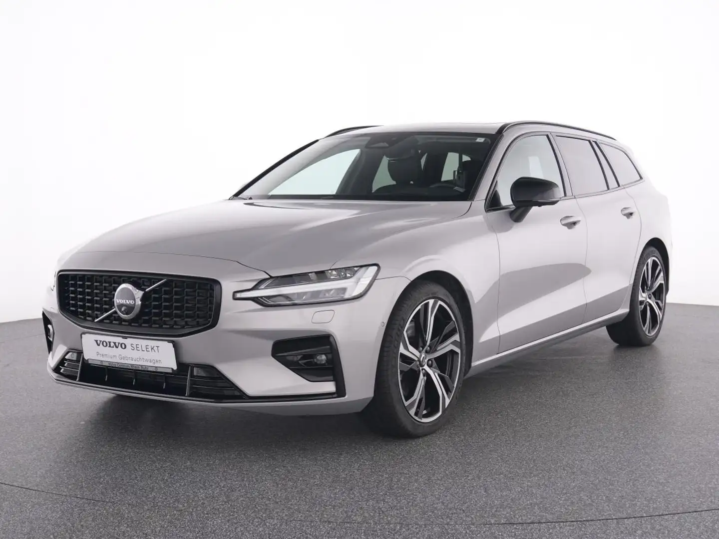 Volvo V60 B4 D ULTIMATE DARK+SHZ+360CAM+ON CALL Ultimate Dar Silber - 2