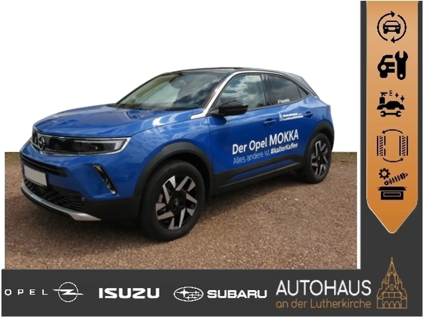 Opel Mokka e Elegance *ACC**Keyless**Kamera* Blau - 1