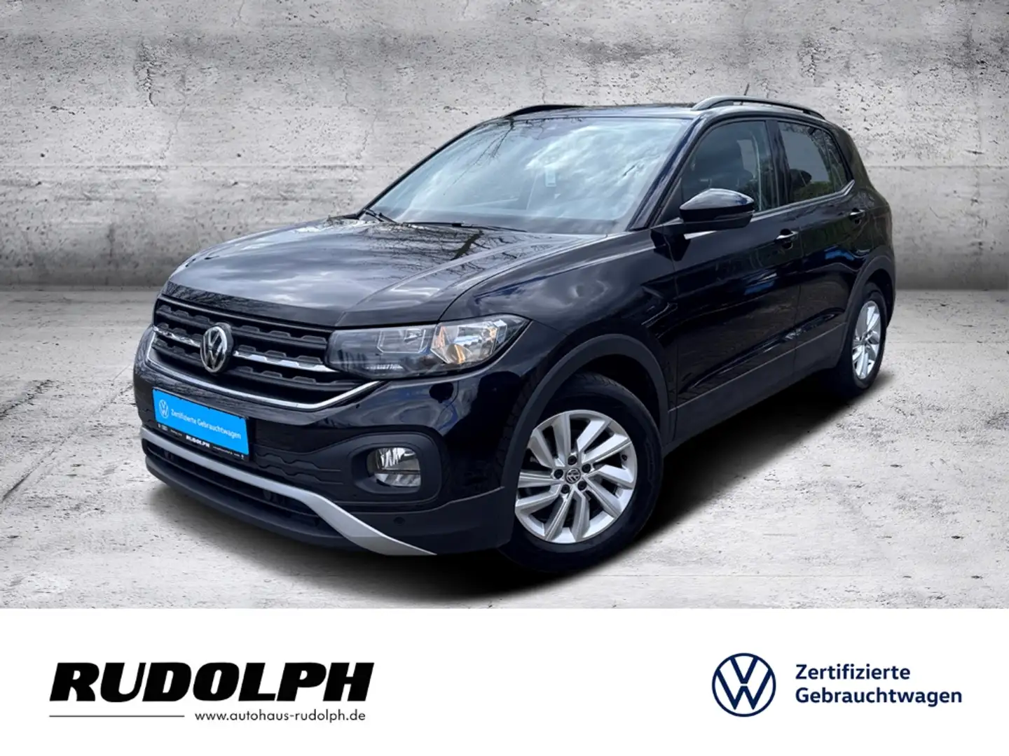 Volkswagen T-Cross 1.0 TSI Life 5-Gang BT AHK SHZ PDC Klima ACC Schwarz - 1