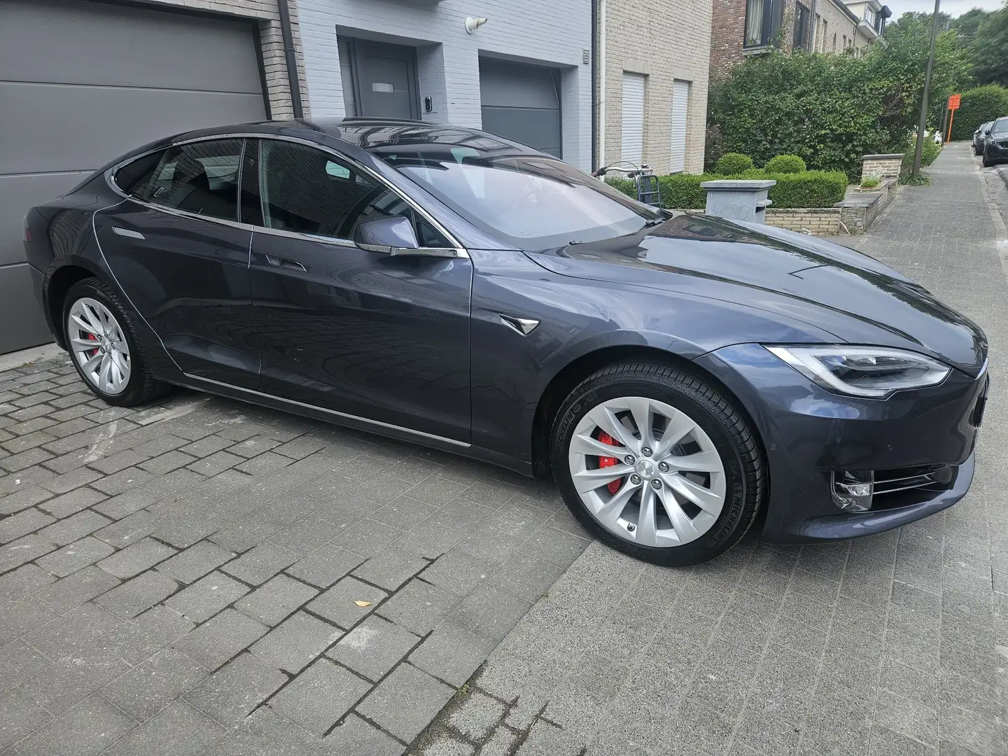 Tesla Model S P100D LUDICROUS+ FSD - Full option Grijs - 1
