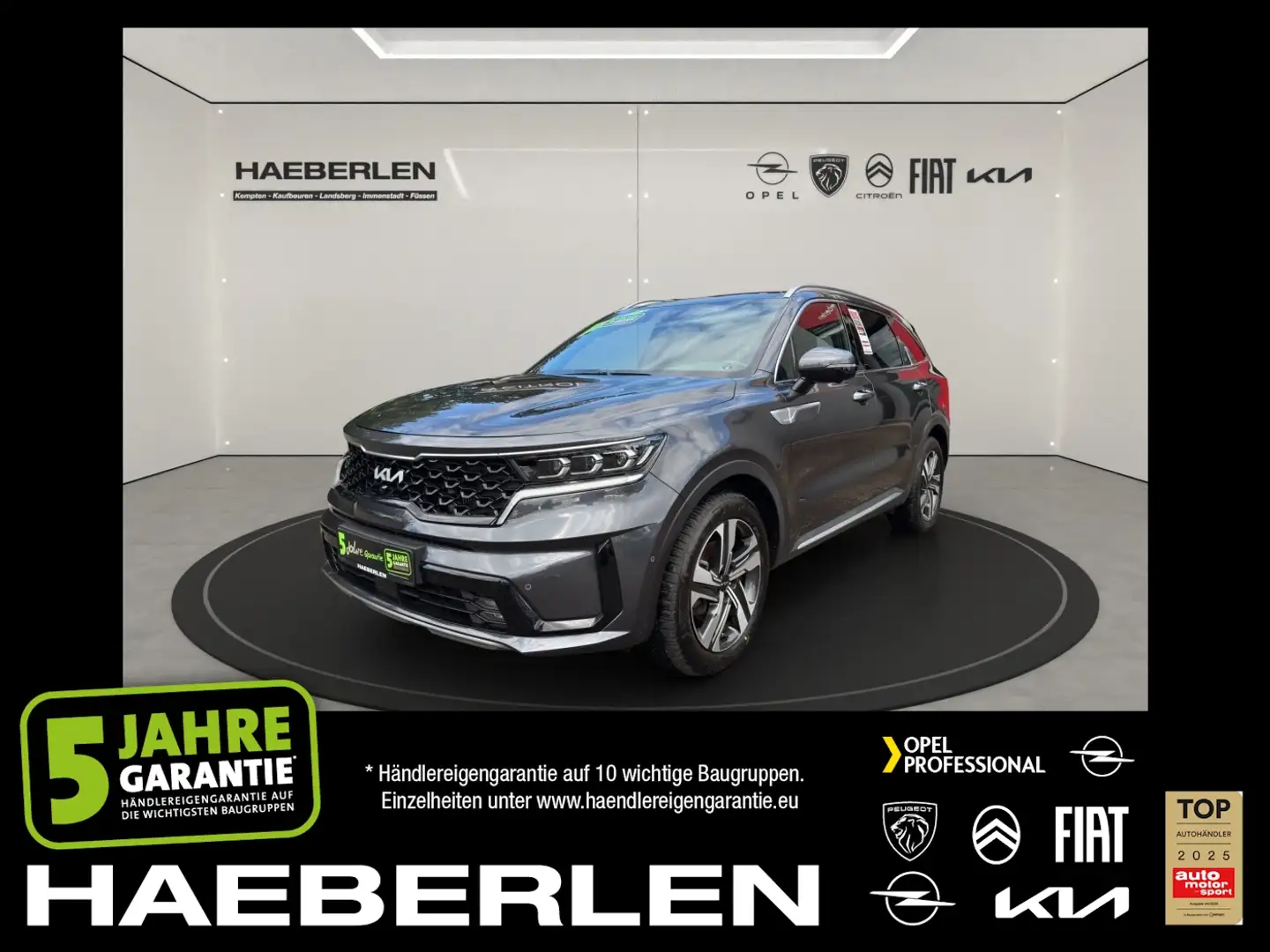 Kia Sorento 1.6 4X4 Platinum ACC+Navi+Pan+SD+360°Bose Grau - 1
