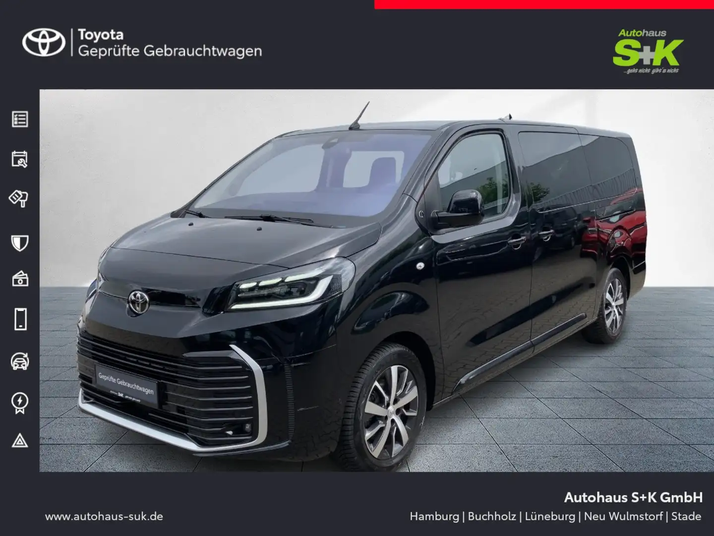 Toyota Proace Verso L2 Team Deutschland*8-Sitze*KAMERA* Noir - 1