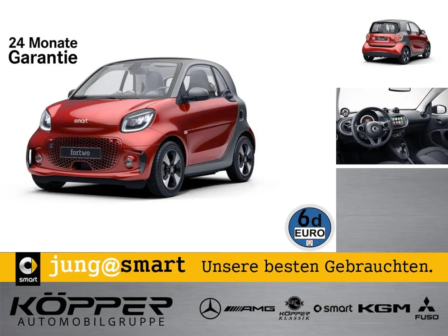 smart forTwo EQ Exclusive Red Edition LAST ONE Rot - 1