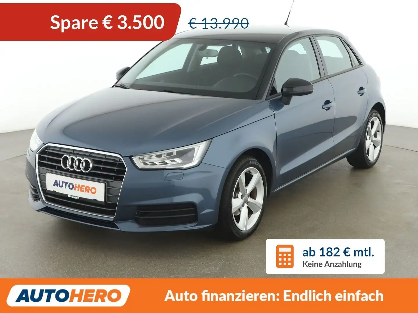 Audi A1 1.0 TFSI Intense*XENON*TEMPO*PDC*SHZ*KLIMA* Blau - 1