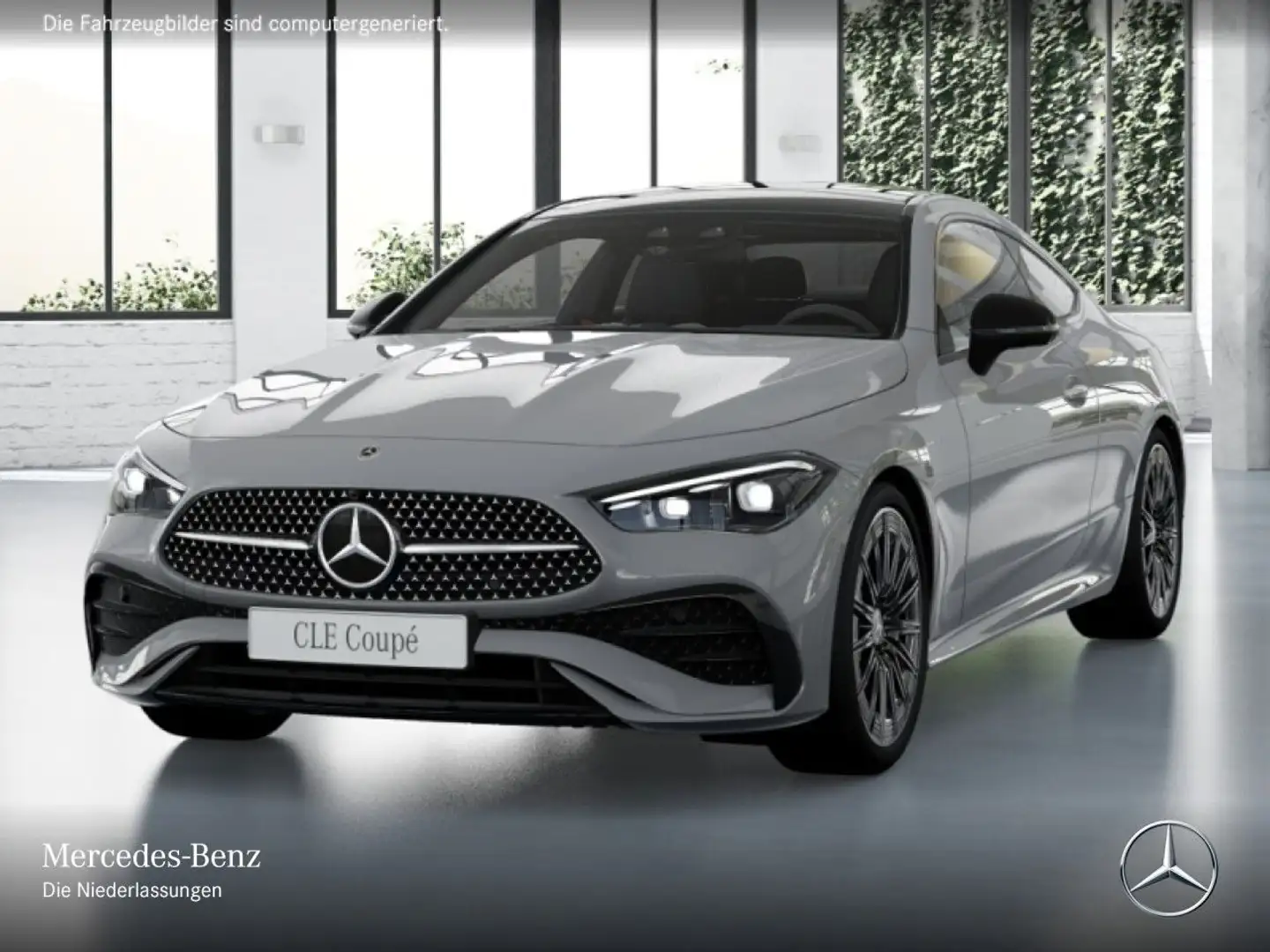 Mercedes-Benz CLE 450 4M AMG+NIGHT+PANO+STHZG+BURMESTER+KEYLESS Grau - 2