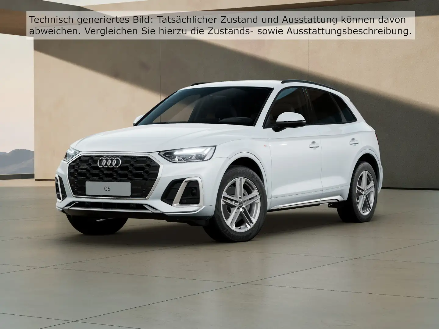 Audi Q5 S line 40 TDI quattro AHK virtual Kamera DAB Blanc - 2