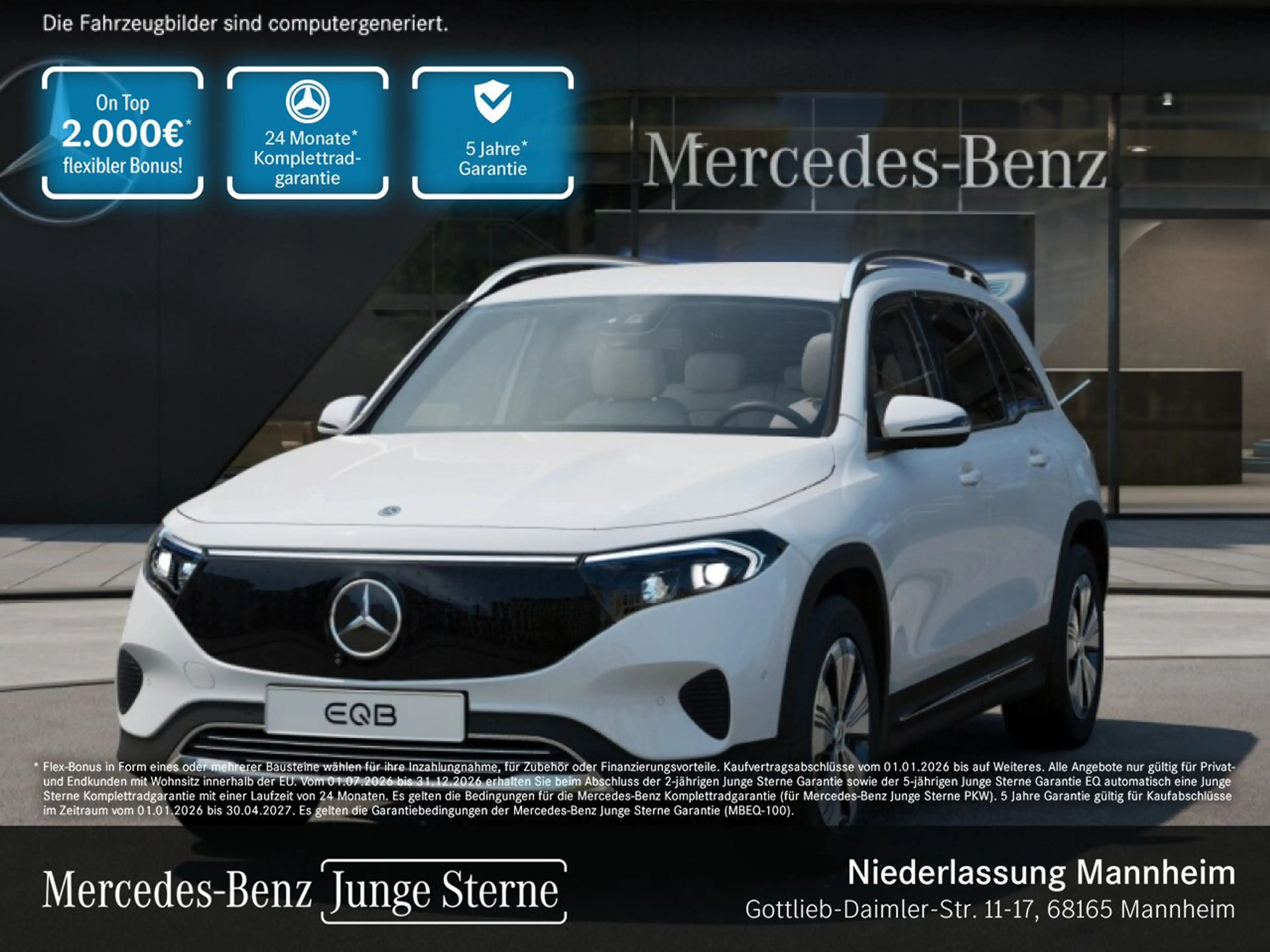 Mercedes-Benz EQB 250 PROG+ADVANCED+360+SPUR