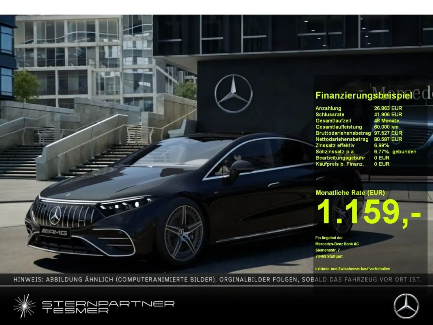 Mercedes-Benz EQS 53 4M AMG +MBUX+PANO+KAMERA+360°+Ambiente Černá - 1