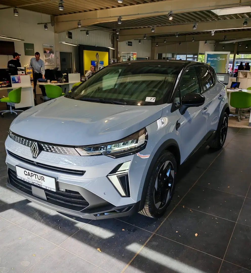 Renault Captur Techno Mild Hybrid 160 EDC Grigio - 1