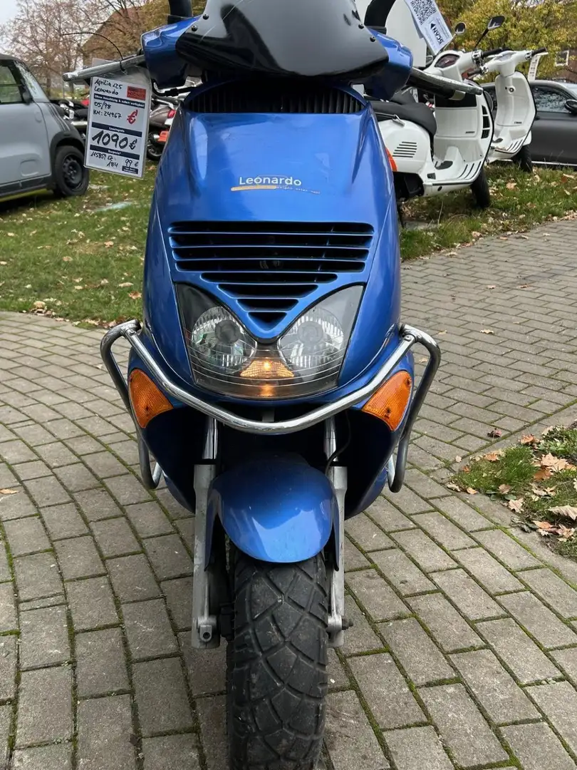 Aprilia 125 Leonardo Blauw - 1
