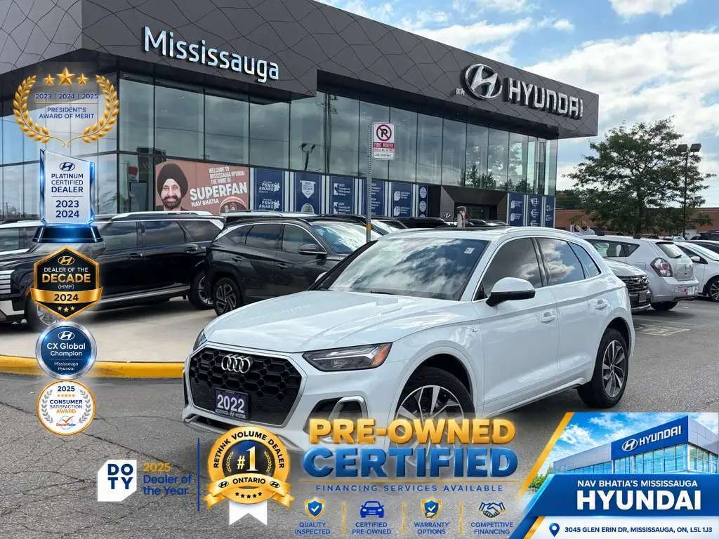 White 2022 Audi Q5 SUV / Crossover All-Wheel Drive Automatic