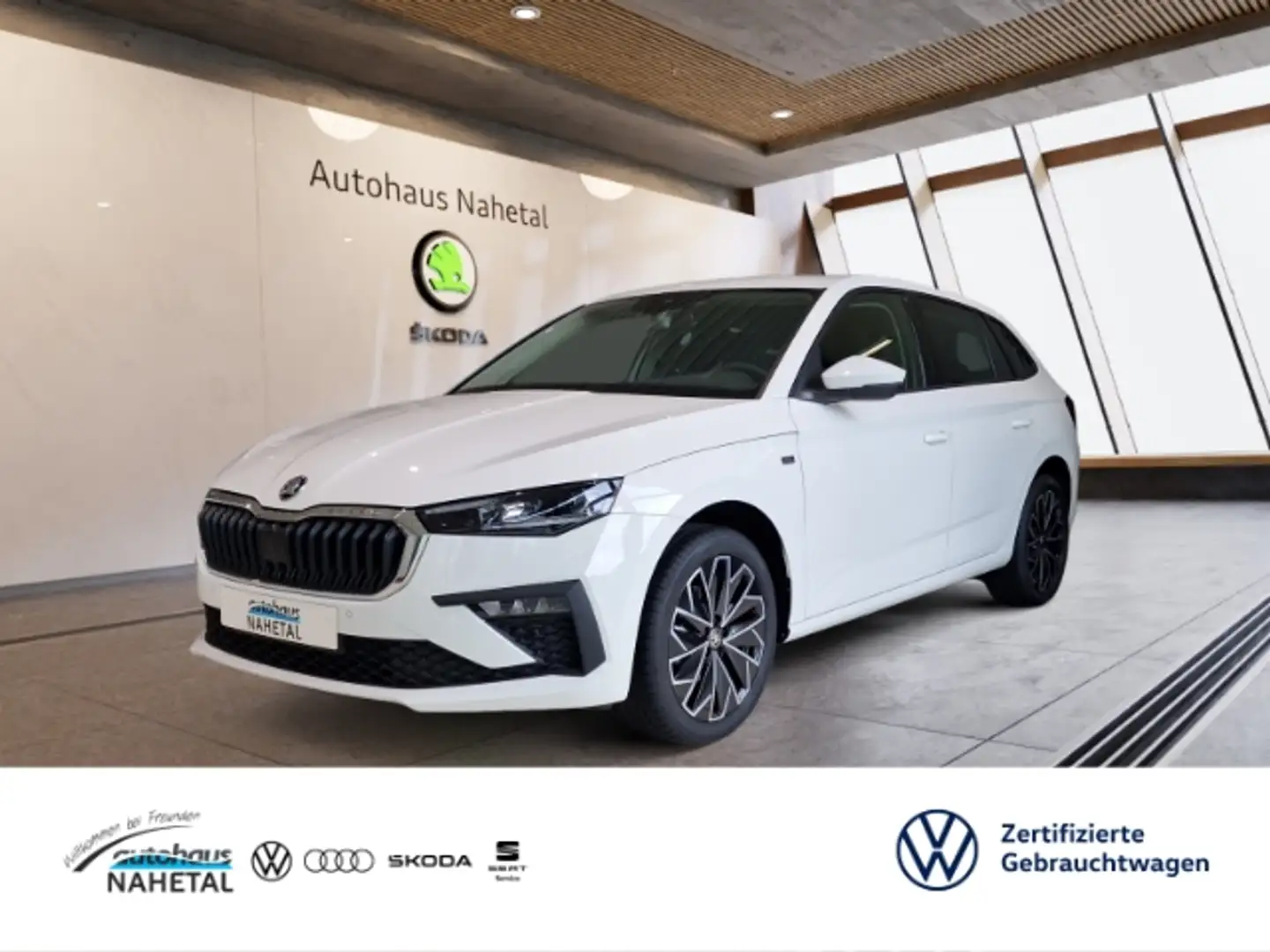 Skoda Scala 1.0TSI DRIVE MATRIX SMARTLINK KESSY PDC RÜFA SHZ 1 Weiß - 1