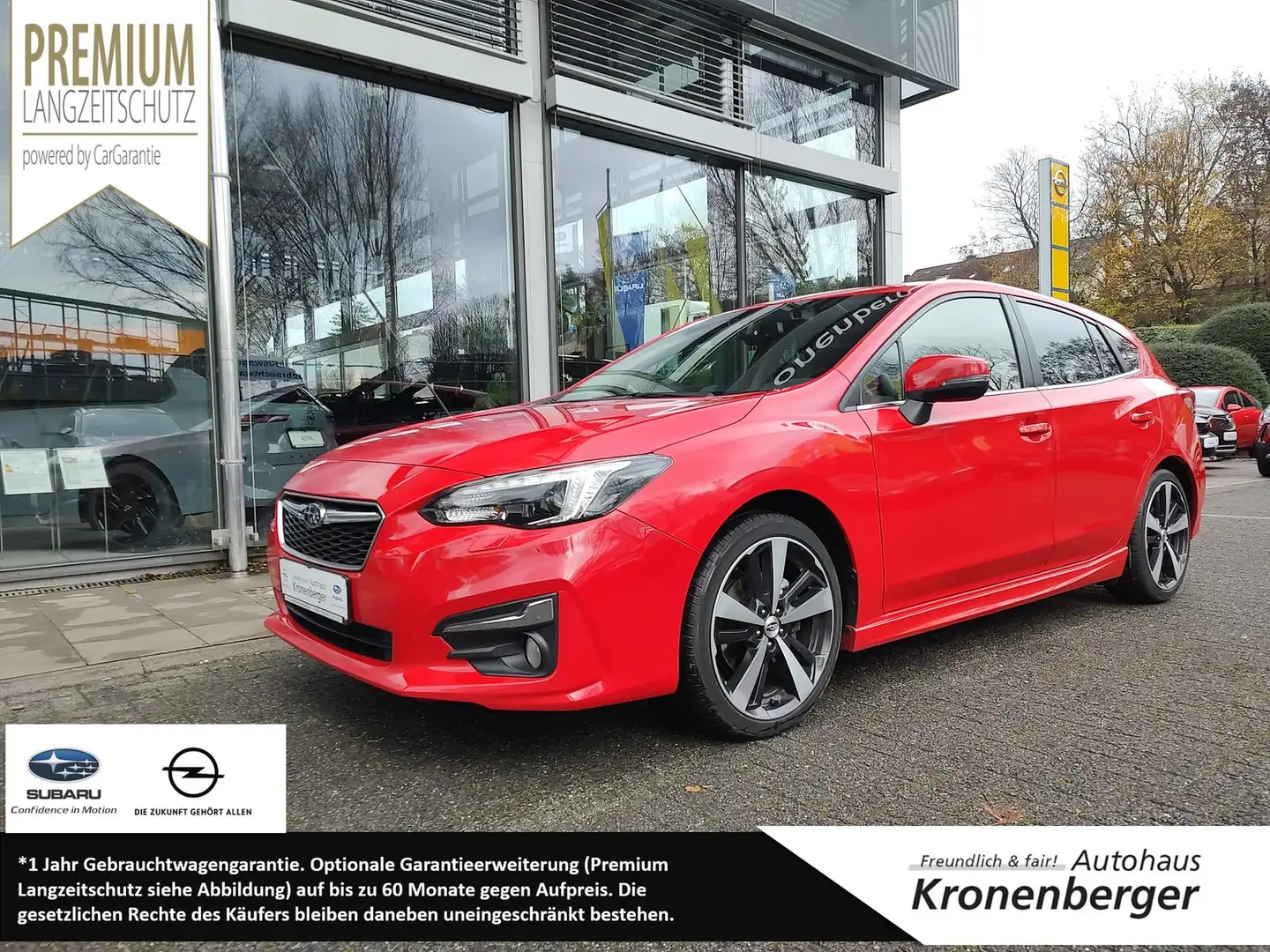 Subaru Impreza 2.0 Sport Automatik AWD Rouge - 1