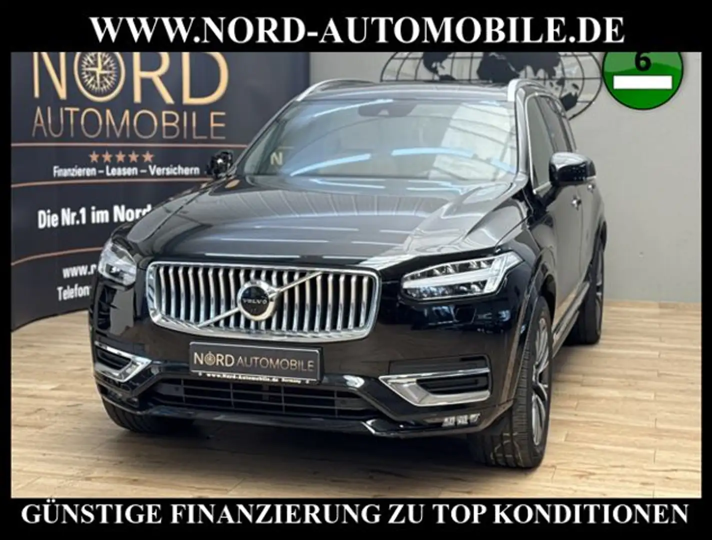 Volvo XC90 B5 Inscription AWD 7-SITZE*H&K*AHK*PANO*HUD Inscri Schwarz - 1